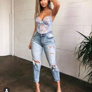 Ripped Mom Jeans